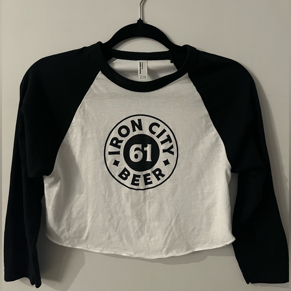 Womens IC Light Cropped Baseball Shirt